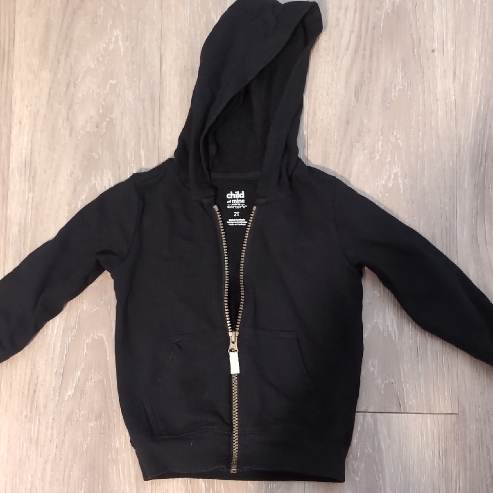 Child of Mine Black Zip-Up Hoodie